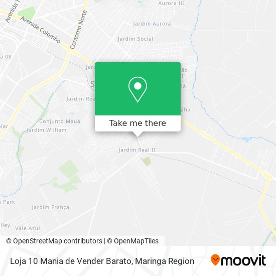 Loja 10 Mania de Vender Barato map