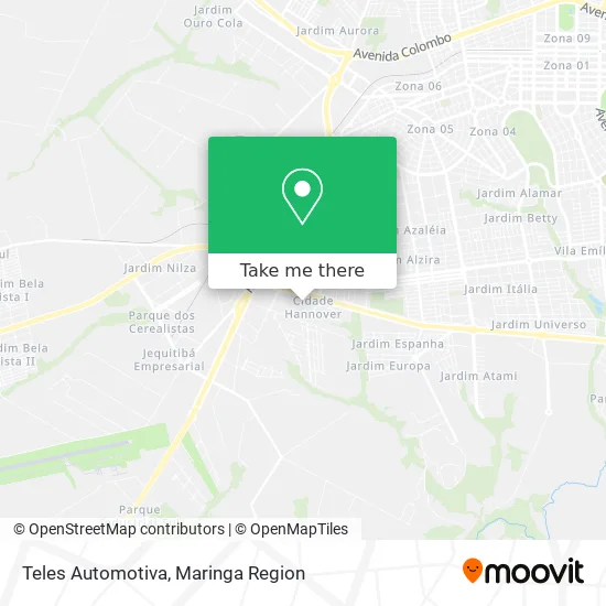 Teles Automotiva map