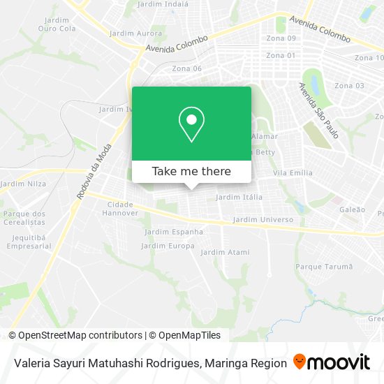 Valeria Sayuri Matuhashi Rodrigues map