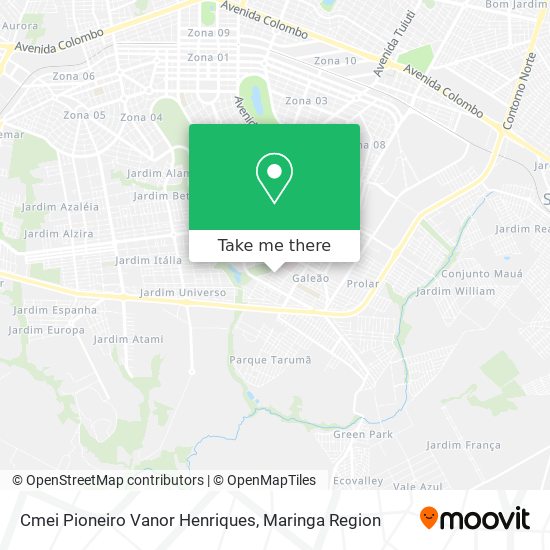Cmei Pioneiro Vanor Henriques map