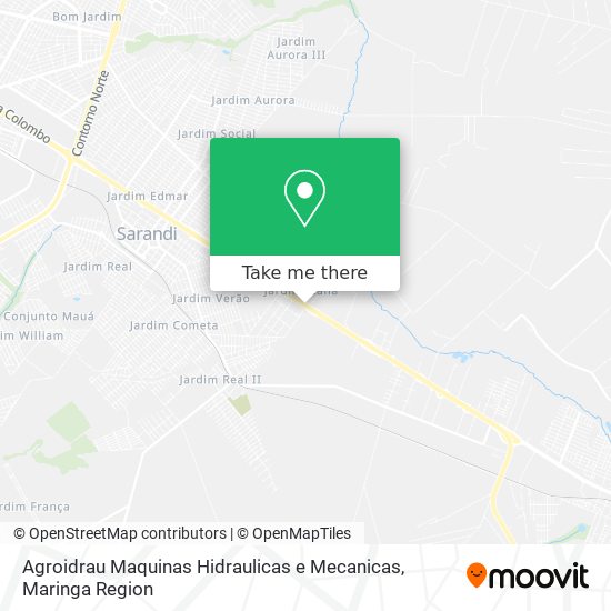 Agroidrau Maquinas Hidraulicas e Mecanicas map