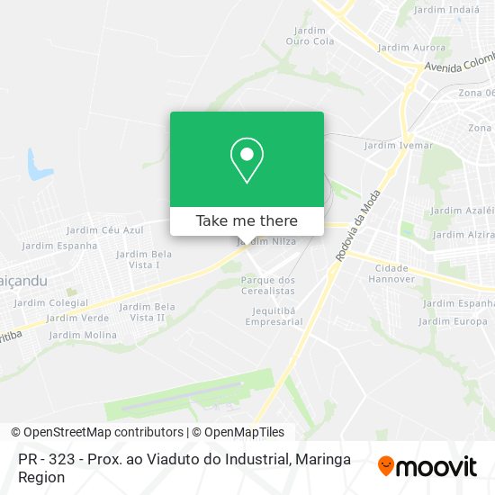 PR - 323 - Prox. ao Viaduto do Industrial map