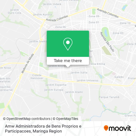 Mapa Amw Administradora de Bens Proprios e Participacoes