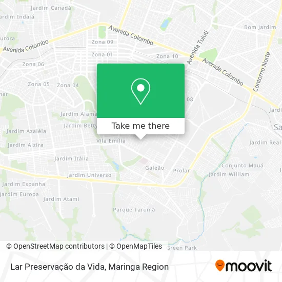 Lar Preservação da Vida map