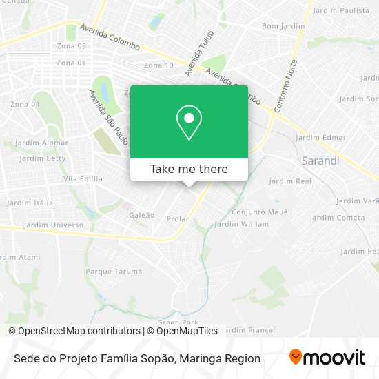 Sede do Projeto Família Sopão map
