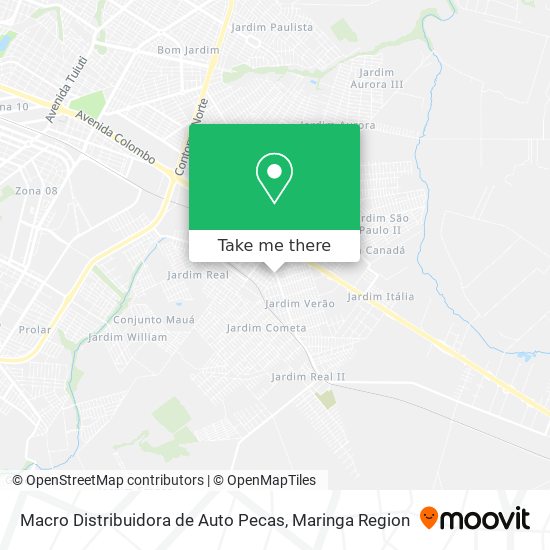 Macro Distribuidora de Auto Pecas map