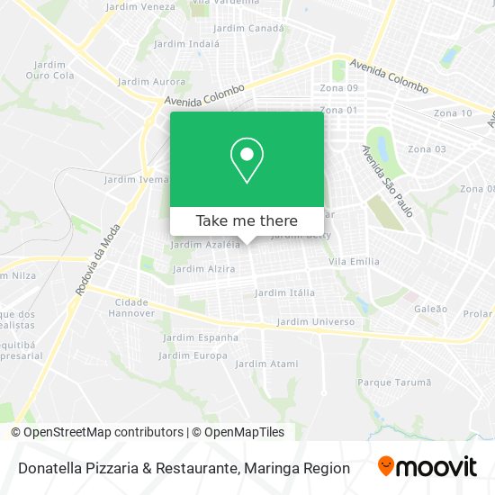 Donatella Pizzaria & Restaurante map