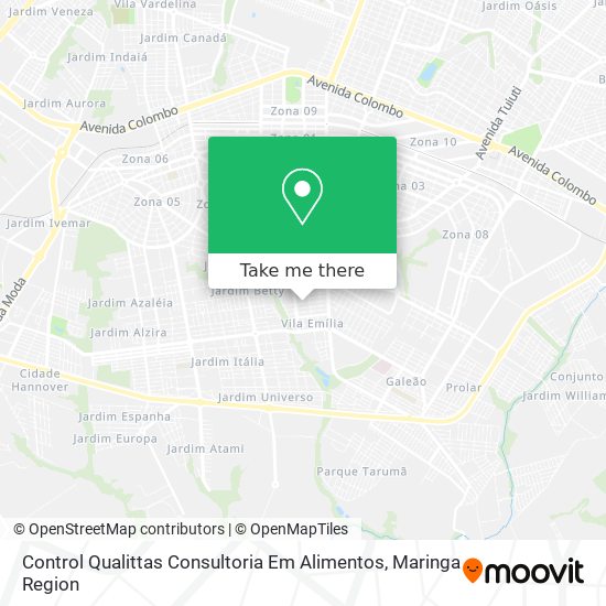 Control Qualittas Consultoria Em Alimentos map