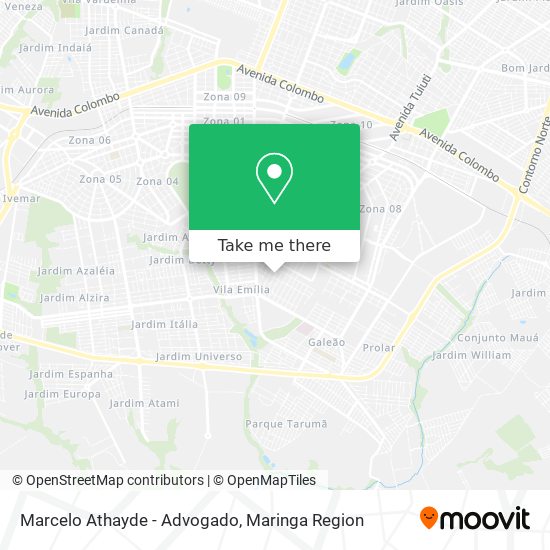 Marcelo Athayde - Advogado map