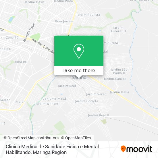 Clinica Medica de Sanidade Fisica e Mental Habilitando map