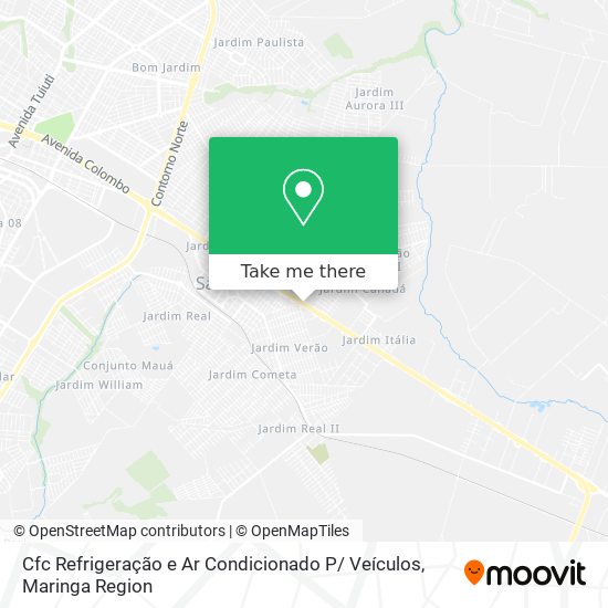 Cfc Refrigeração e Ar Condicionado P/ Veículos map
