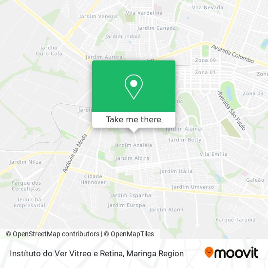 Instítuto do Ver Vitreo e Retina map