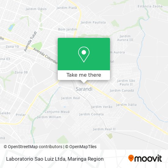 Laboratorio Sao Luiz Ltda map