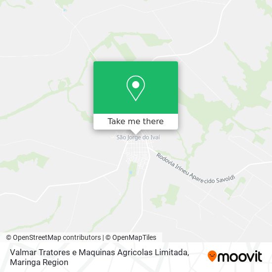Valmar Tratores e Maquinas Agricolas Limitada map