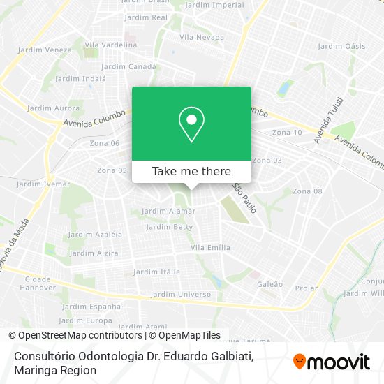 Consultório Odontologia Dr. Eduardo Galbiati map