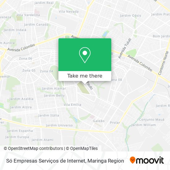 Só Empresas Serviços de Internet map