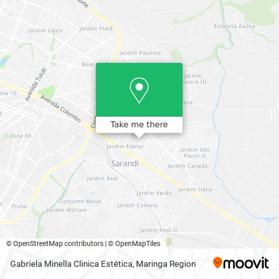 Mapa Gabriela Minella Clinica Estética