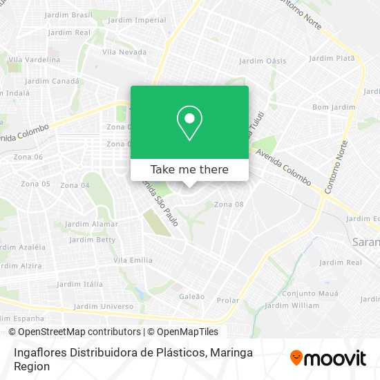 Ingaflores Distribuidora de Plásticos map