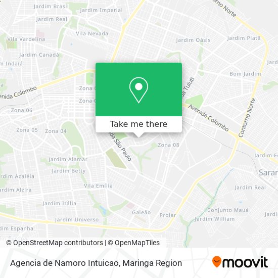 Agencia de Namoro Intuicao map