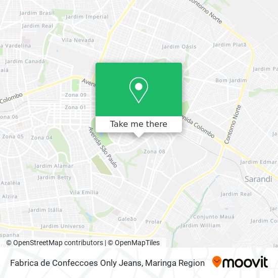 Fabrica de Confeccoes Only Jeans map