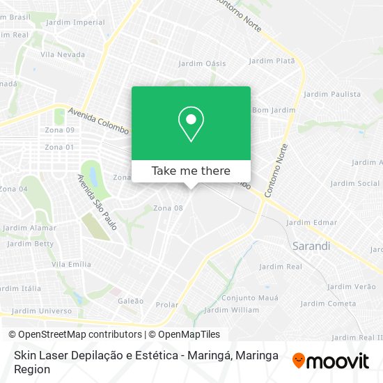 Skin Laser Depilação e Estética - Maringá map