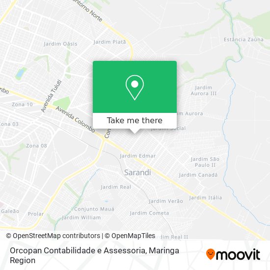 Orcopan Contabilidade e Assessoria map