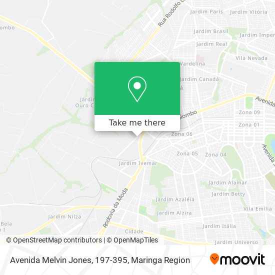Avenida Melvin Jones, 197-395 map