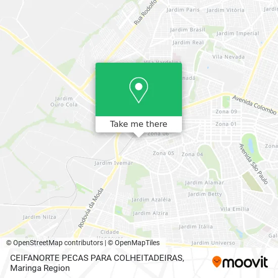 CEIFANORTE PECAS PARA COLHEITADEIRAS map
