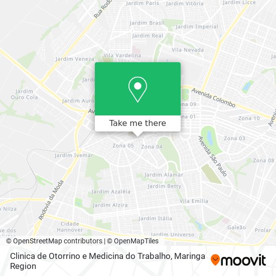 Mapa Clinica de Otorrino e Medicina do Trabalho