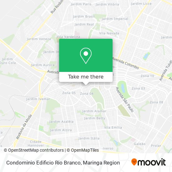 Mapa Condominio Edificio Rio Branco