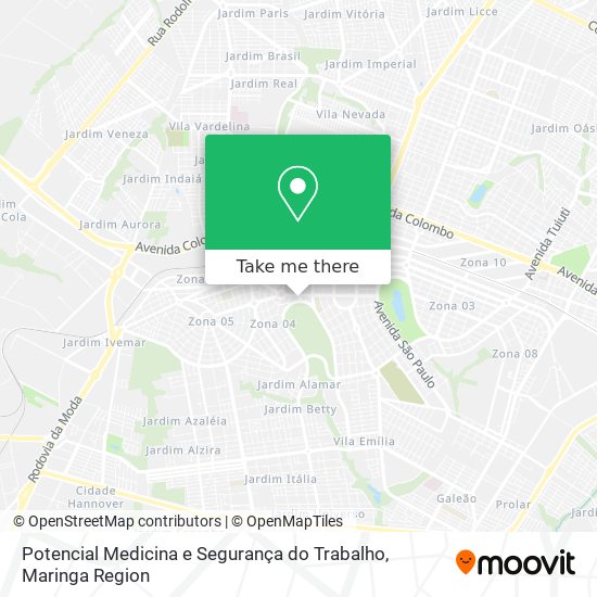 Mapa Potencial Medicina e Segurança do Trabalho