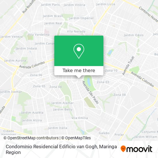 Condomínio Residencial Edifício van Gogh map