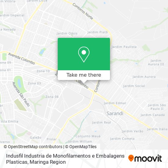 Indusfil Industria de Monofilamentos e Embalagens Plasticas map