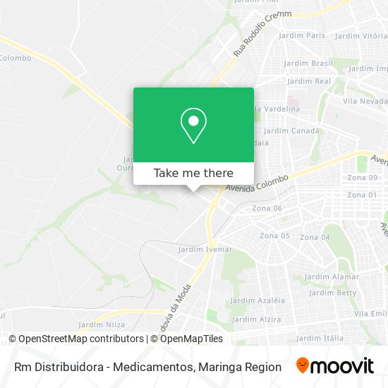 Rm Distribuidora - Medicamentos map