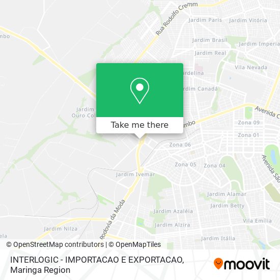INTERLOGIC - IMPORTACAO E EXPORTACAO map