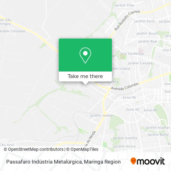 Passafaro Indústria Metalúrgica map