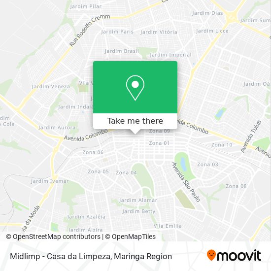 Midlimp - Casa da Limpeza map