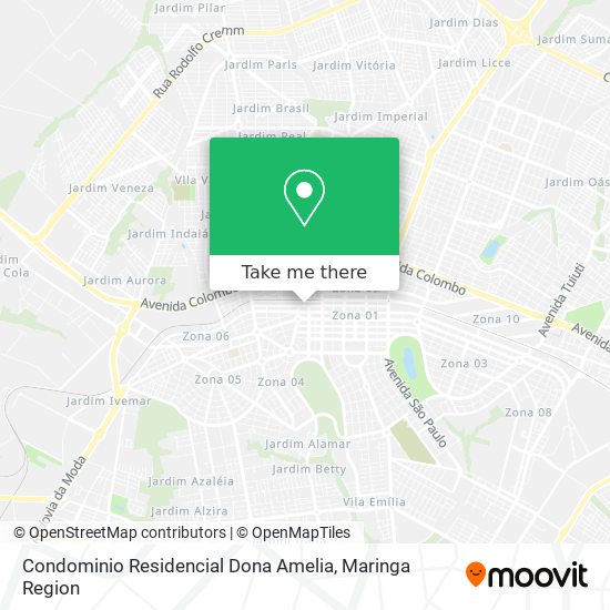 Condominio Residencial Dona Amelia map