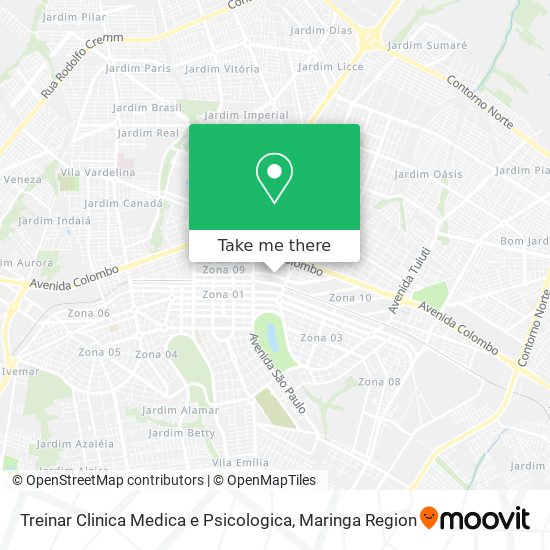 Treinar Clinica Medica e Psicologica map
