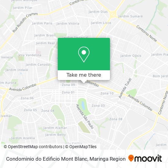 Condominio do Edificio Mont Blanc map