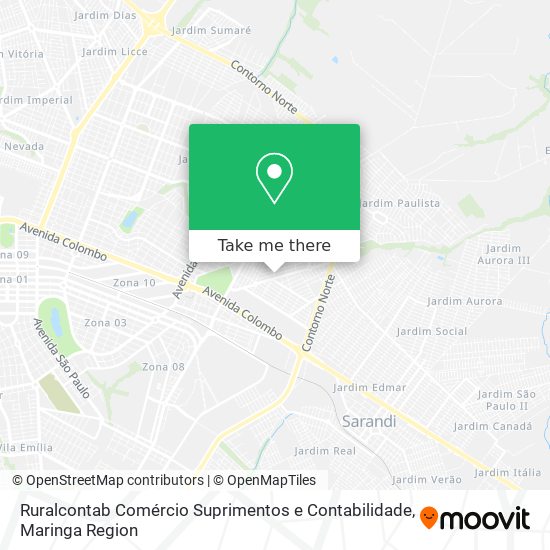 Ruralcontab Comércio Suprimentos e Contabilidade map