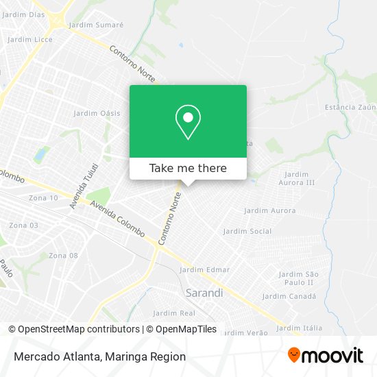 Mercado Atlanta map