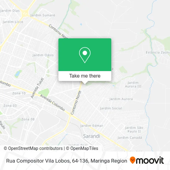 Rua Compositor Vila Lobos, 64-136 map