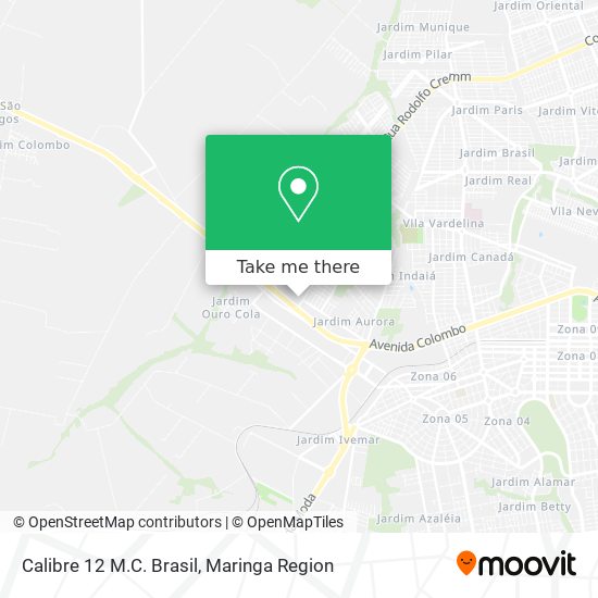 Calibre 12 M.C. Brasil map