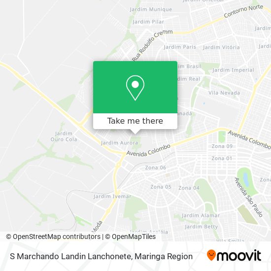 S Marchando Landin Lanchonete map