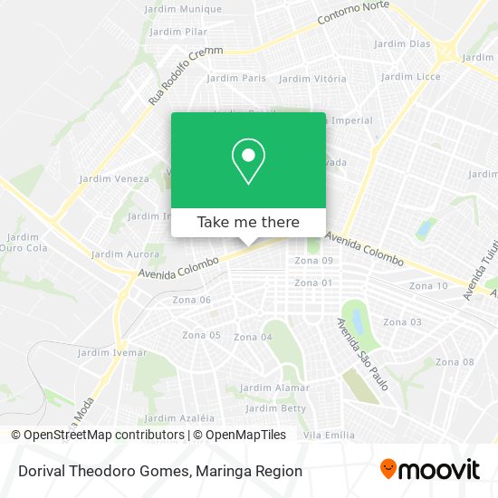 Dorival Theodoro Gomes map
