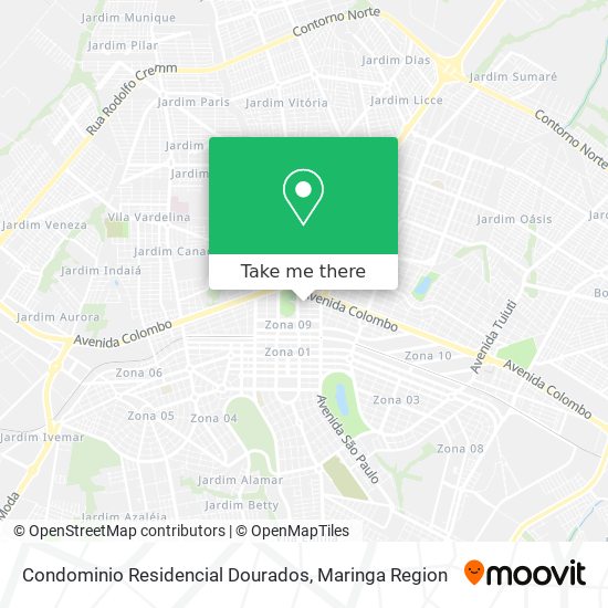 Condominio Residencial Dourados map