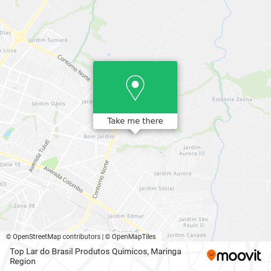 Top Lar do Brasil Produtos Quimicos map