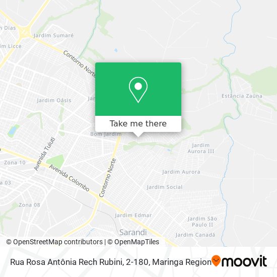 Rua Rosa Antônia Rech Rubini, 2-180 map