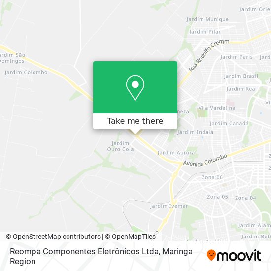 Mapa Reompa Componentes Eletrônicos Ltda